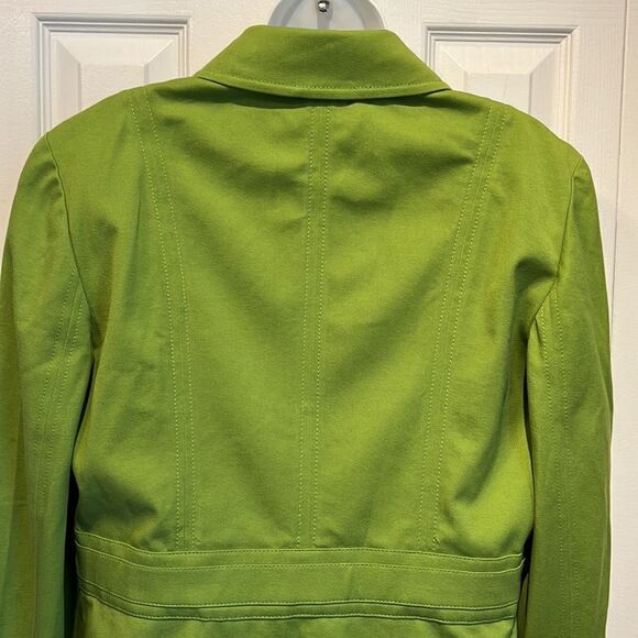 Jones New York Green Zip Up Jacket Size M - Picture 7 of 12